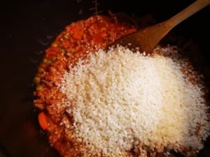 Risotto in rosso