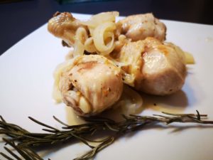 Cosce di pollo al miele piccante