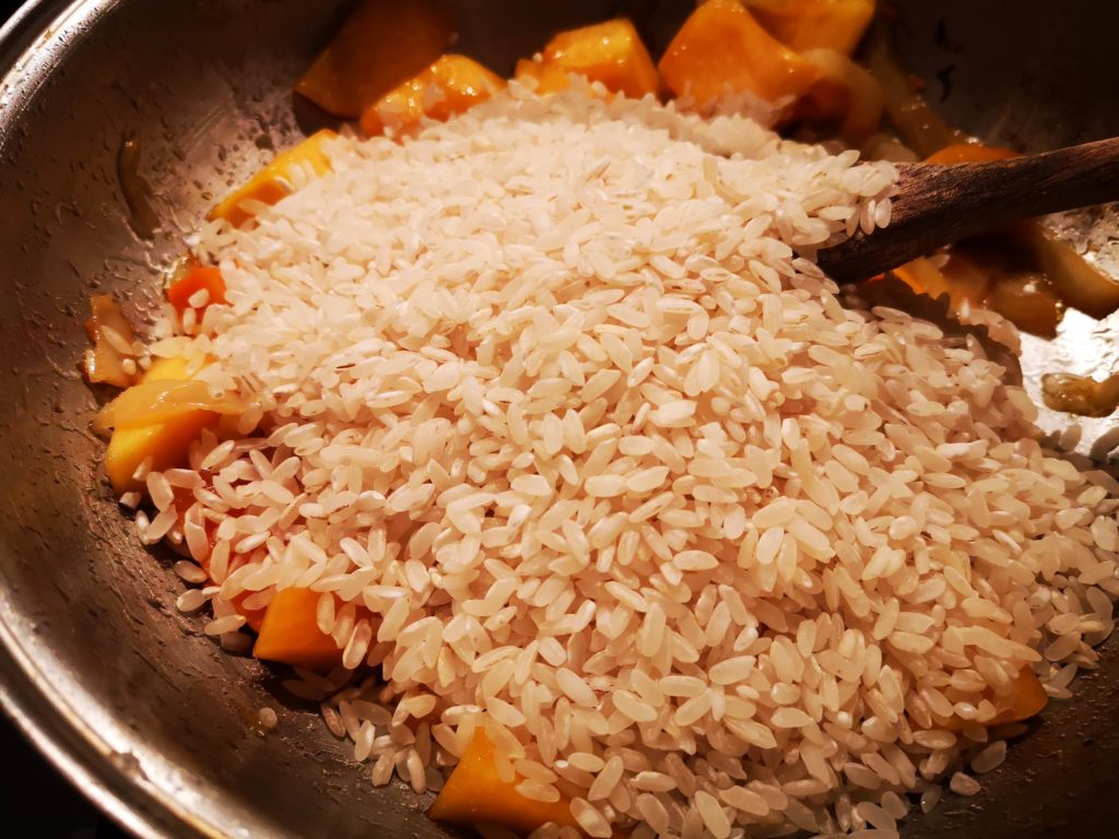 risotto alla zucca 