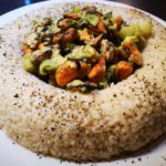 Corona di riso e cozze