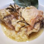 coniglio con stracciatella