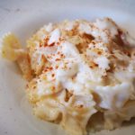 Farfalle ai quattro formaggi e paprika dolce