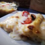 Lasagne con crema di patate e cozze