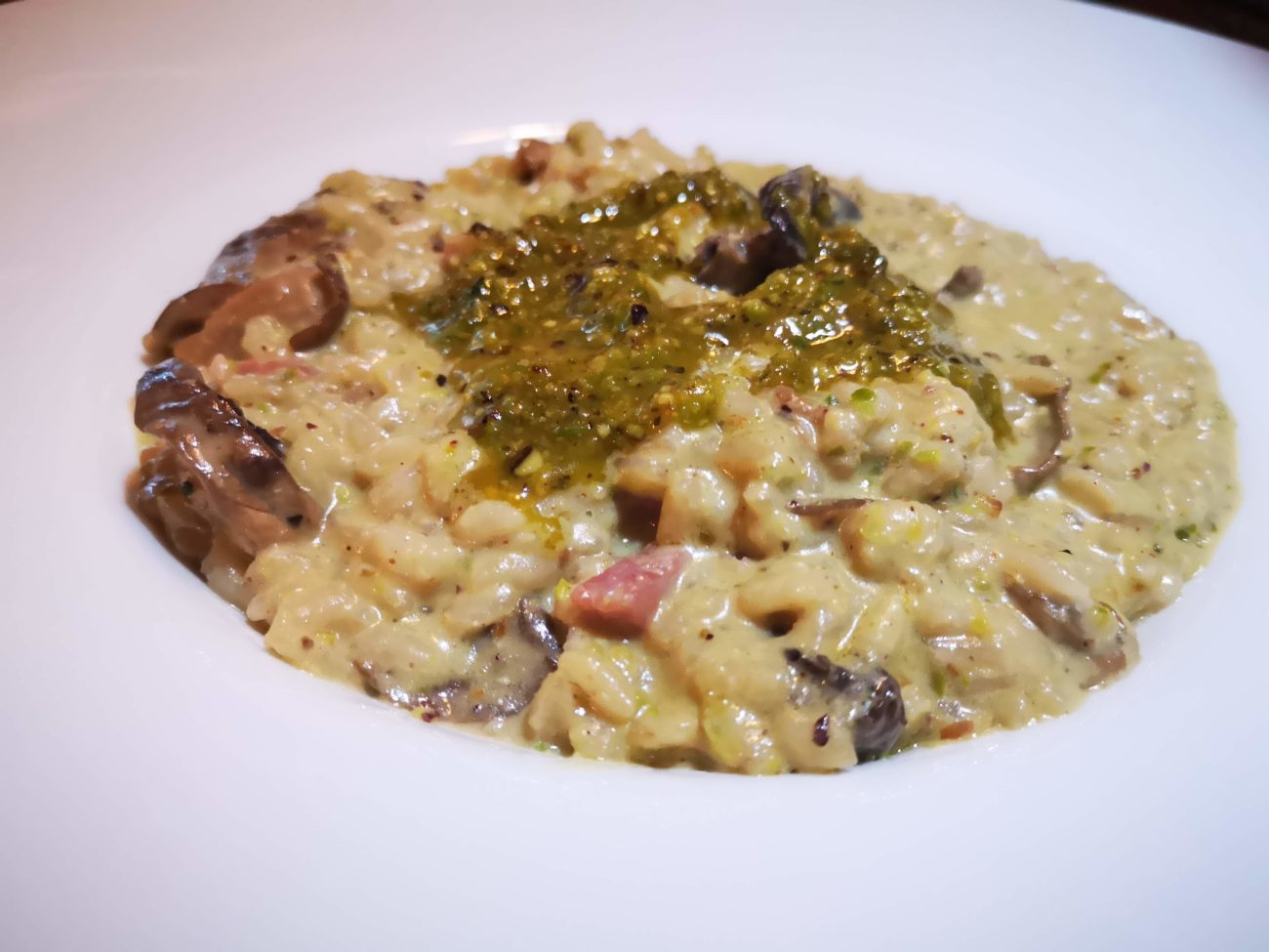 Risotto cremoso al pistacchio