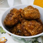 Polpette glassate all'arancia