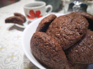 Biscotti teneri al cacao e Rum