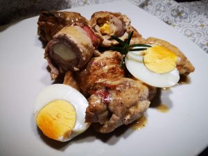 Involtini di maiale alla salvia