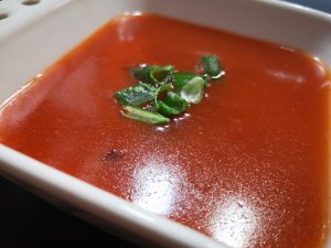 Gamberoni in padella con salsa agrodolce piccante