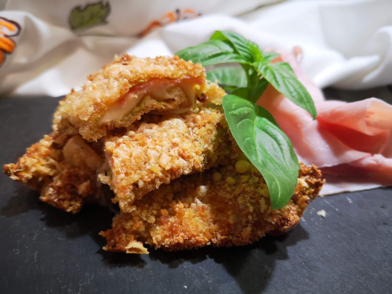 Involtini di Fiori di zucca al forno