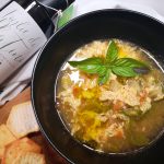 Minestra di lattuga e olio di Olive Nocellara del Belice