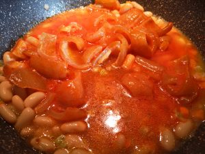 Cotiche e fagioli cucina romana