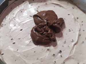 Cheesecake alla nutella e gocce di cioccolato