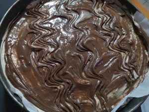 Cheesecake alla nutella e gocce di cioccolato