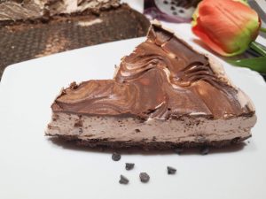 Cheesecake alla nutella e gocce di cioccolato