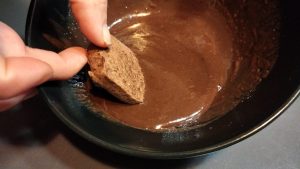 Biscotti dessert al cioccolato e pistacchio