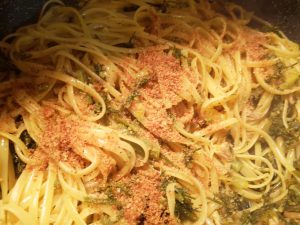 Pasta con le sarde finocchietto e mollica atturrata