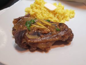 Ossobuco alla milanese e riso giallo