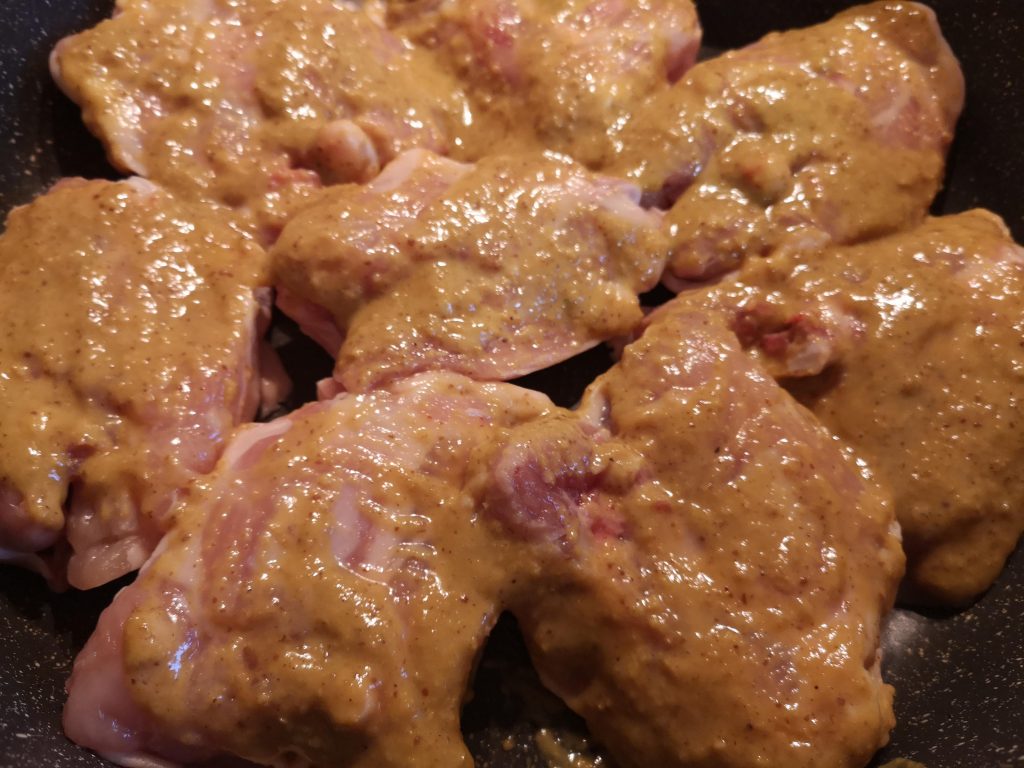 Pollo alla senape dolce e miele