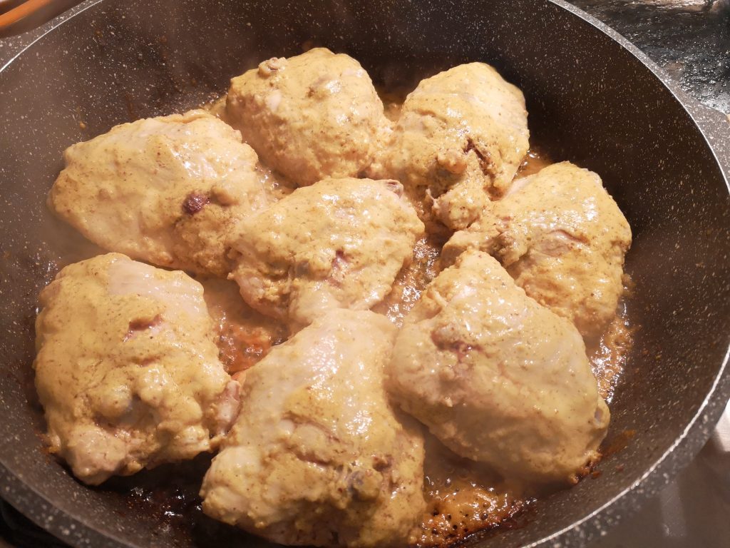 Pollo alla senape dolce e miele