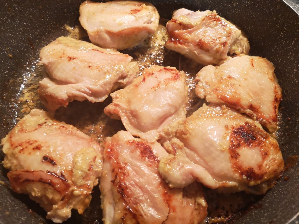 Pollo alla senape dolce e miele