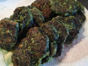 Polpette vegetariane di spinaci