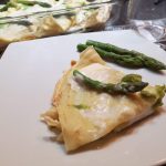Crepes agli asparagi e stracchino