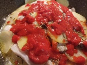 Pizzaiola di carne e patate