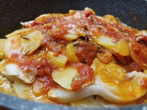 Pizzaiola di carne e patate