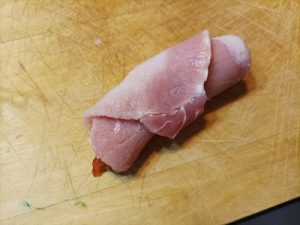 Involtini di lonza e peperoni