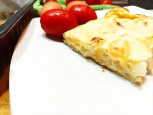 Frittata morbida di cipolle