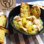 Zuppa cremosa di pollo e patate