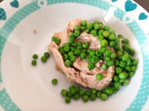 Polpette di tonno e piselli