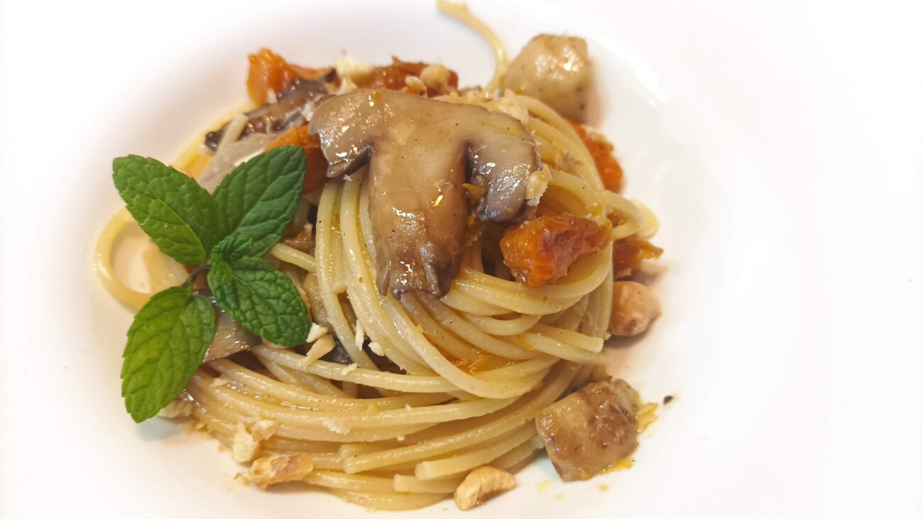 Spaghetti al profumo di bosco