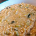 Risoni al parmigiano e zucchine