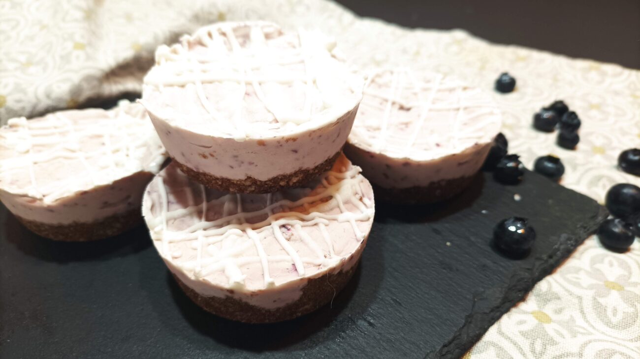 Mini cheesecake ai mirtilli: ricetta di Giordana