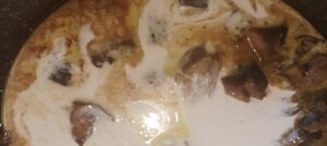 Lonza con crema e funghi porcini
