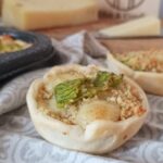 Cestini con fiori di zucca