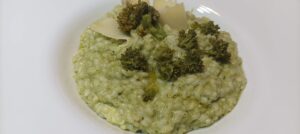 Risotto con crema di cime di rapa