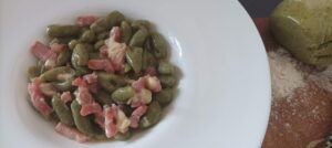 Gnocchetti di cime di rapa e pancetta