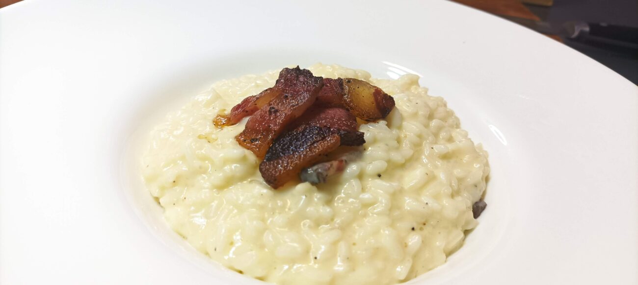 Risotto alla carbonara