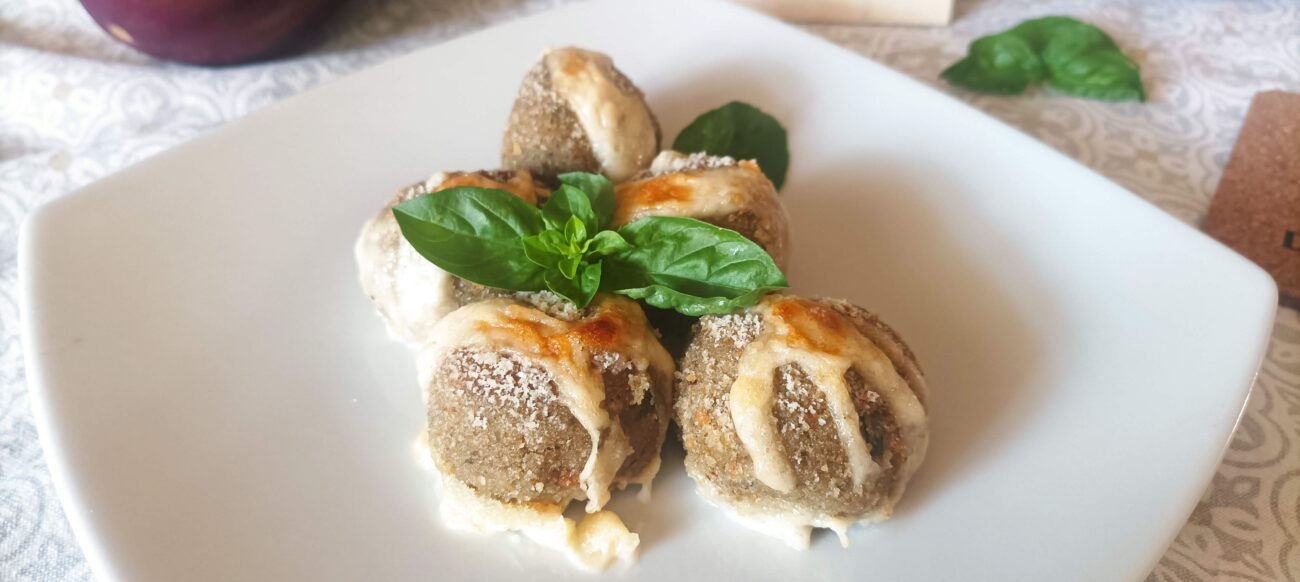 Polpette di melanzane e basilico