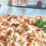 Gamberi e zucchine al forno