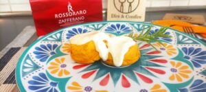 Flan di zucca con crema di formaggio