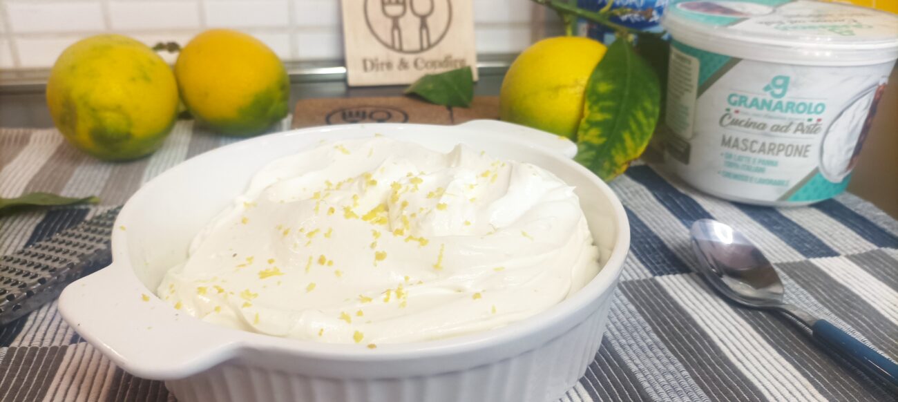 Crema al mascarpone e limone