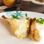 Crepes con zucca e guanciale