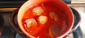 Polpette di ceci al sugo