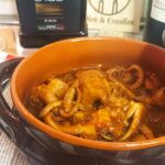 Moscardini affogati all'arrabbiata