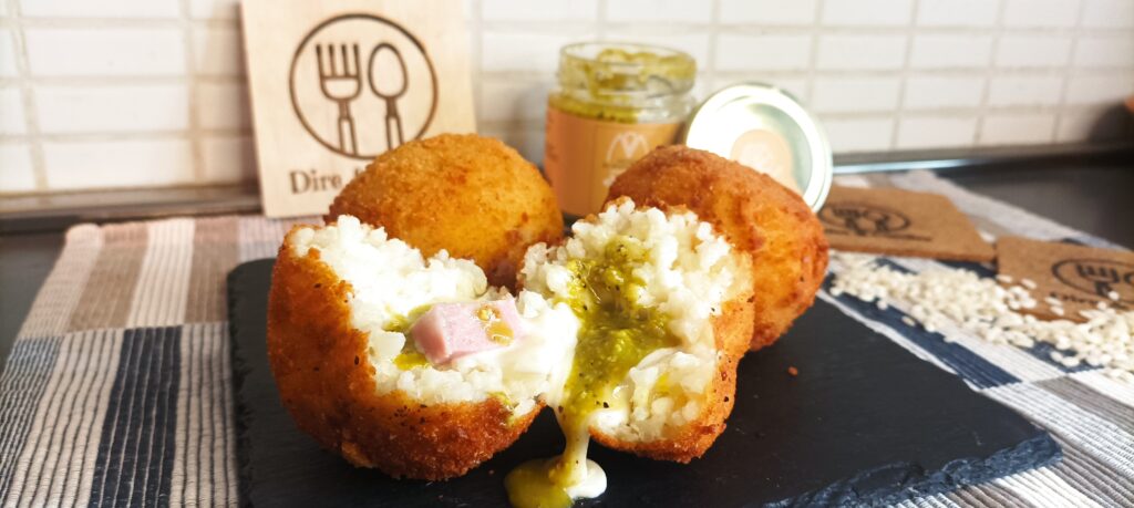 Arancini all'oro verde