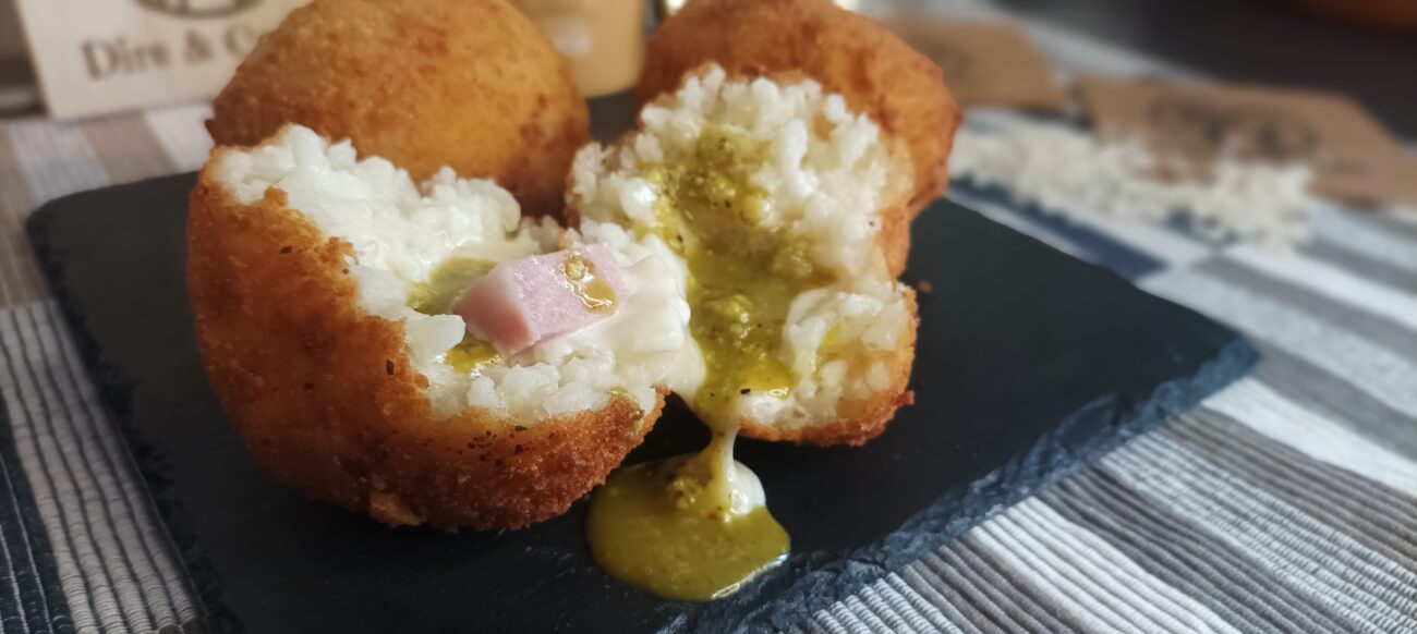 Arancini all'oro verde